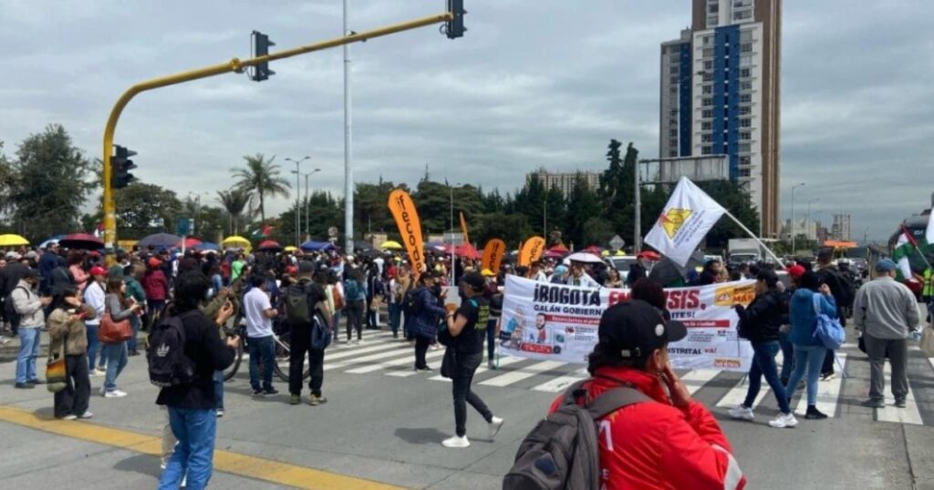 Manifestaciones tendrán presencia en varios sectores de Bogotá
